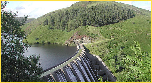 Lake Clywedog Dam and Picnic Areas