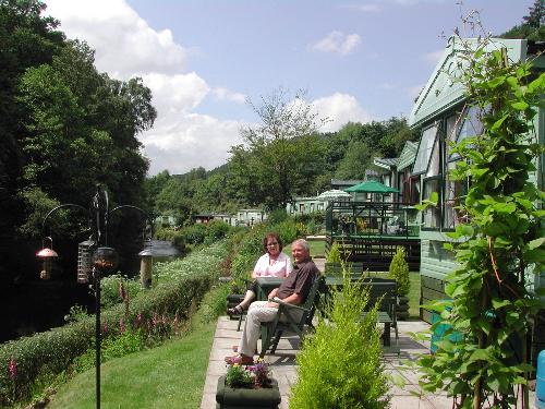 Jill & Stan At enjoying their caravan