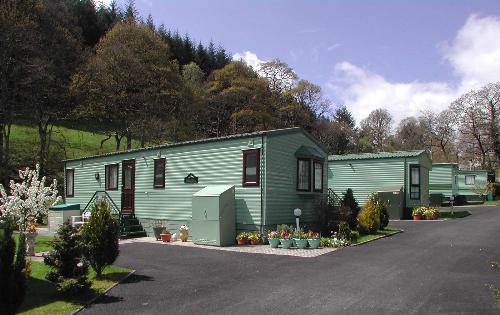 Riverside Plots for caravans At Clywedog Park